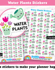 40 Cute Water Plants/Flowers/Garden Planner Stickers