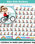 42 Cute Bike Ride Planner Stickers