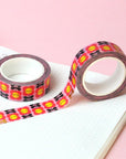 Gold Foil 'Happy Flowers' Washi Tape