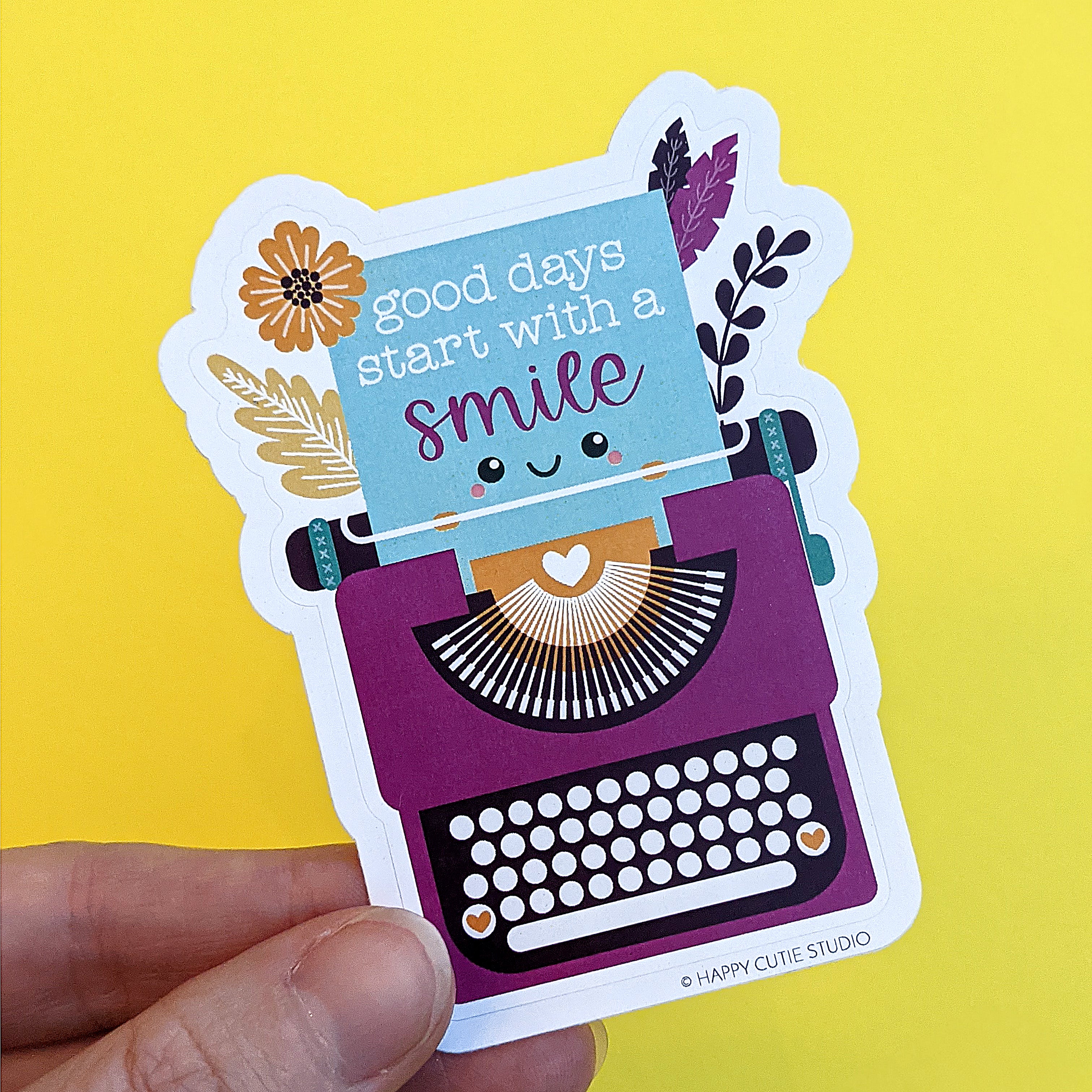 Happy Cutie Studio Good Days Start With A Smile Sticker/Kawaii/Cute