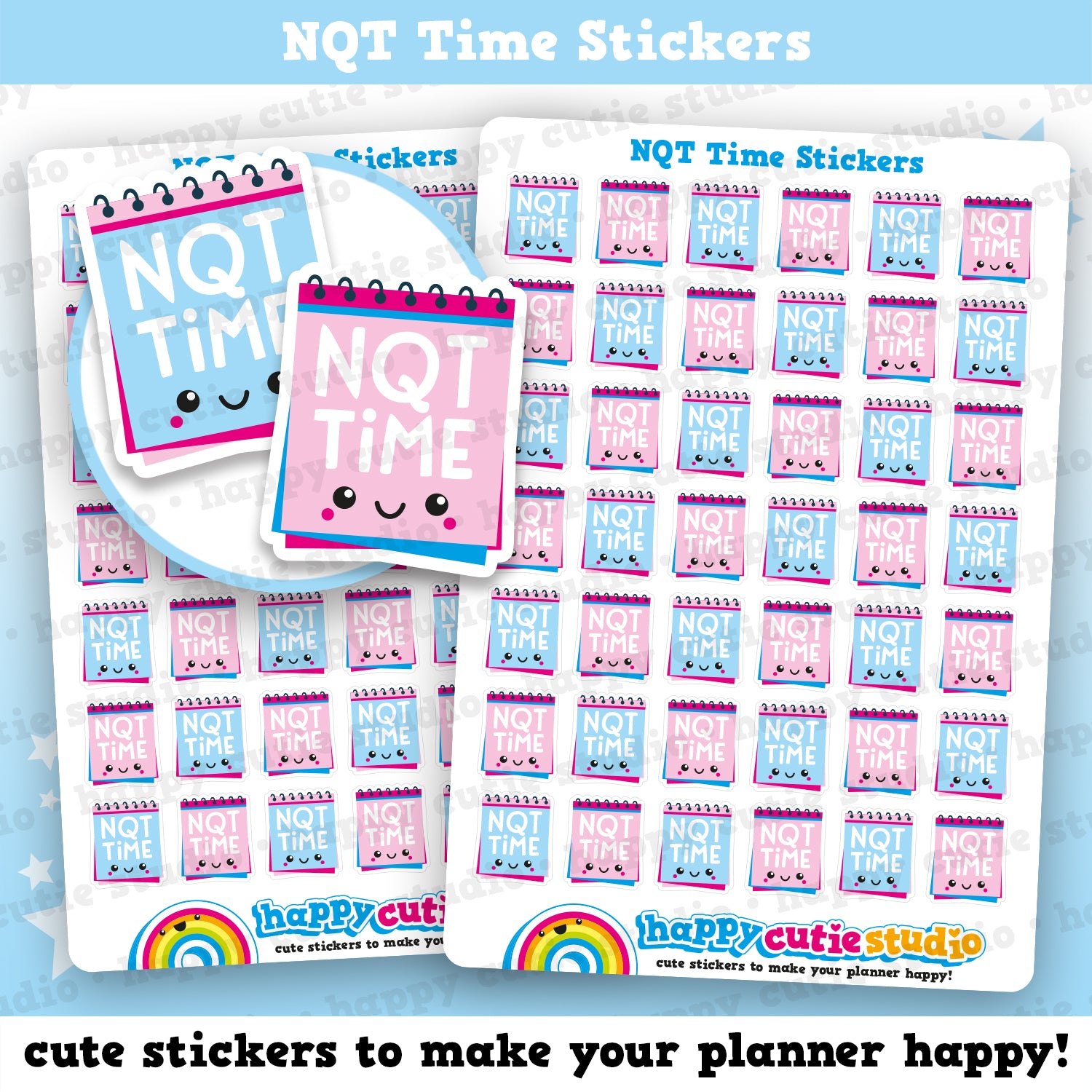42 Cute NQT/Newly Qualified Teacher/School/College Planner Stickers