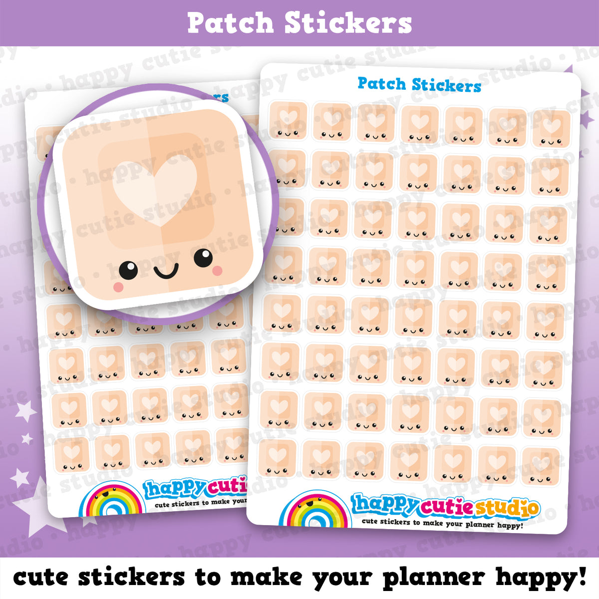 Hormones Sticker 56 Cute Hormone Patch Planner Stickers – HappyCutieStudio