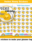 35 Pocket Money Planner Stickers