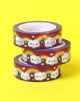 Silver Foil 'Somewhere over the Rainbow' Washi Tape