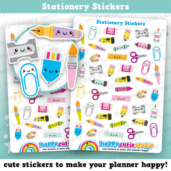 44 Cute Stationery Planner Stickers