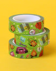 Silver Foil 'Happy Campers' Washi Tape
