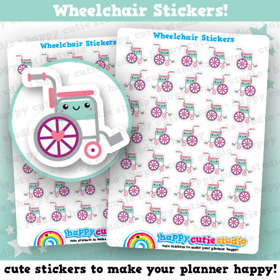 35 Cute Wheelchair Planner Stickers