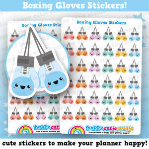 36 Cute Boxing Gloves Planner Stickers