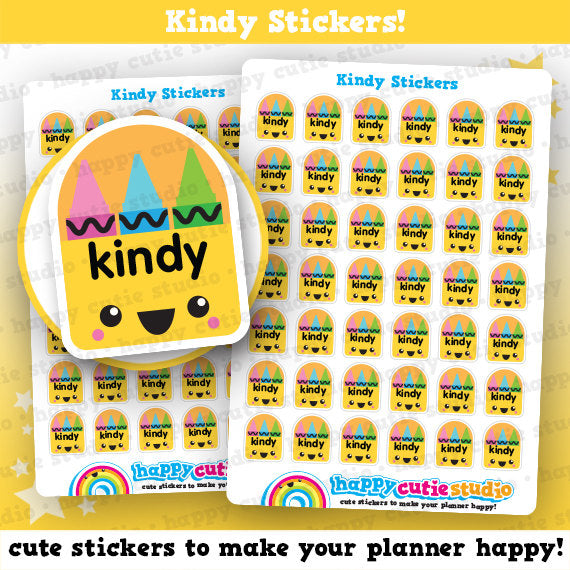 42 Cute Kindy Planner Stickers