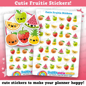 42 Cute Cutie Fruitie/Fruit/Health Planner Stickers