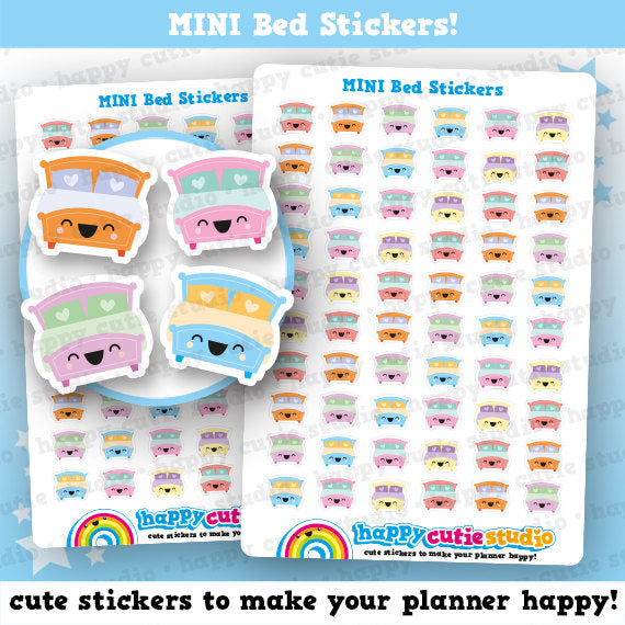 60 Cute MINI Bed Planner Stickers