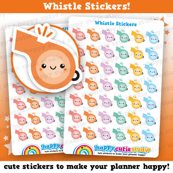 42 Cute Whistle/Sport Planner Stickers