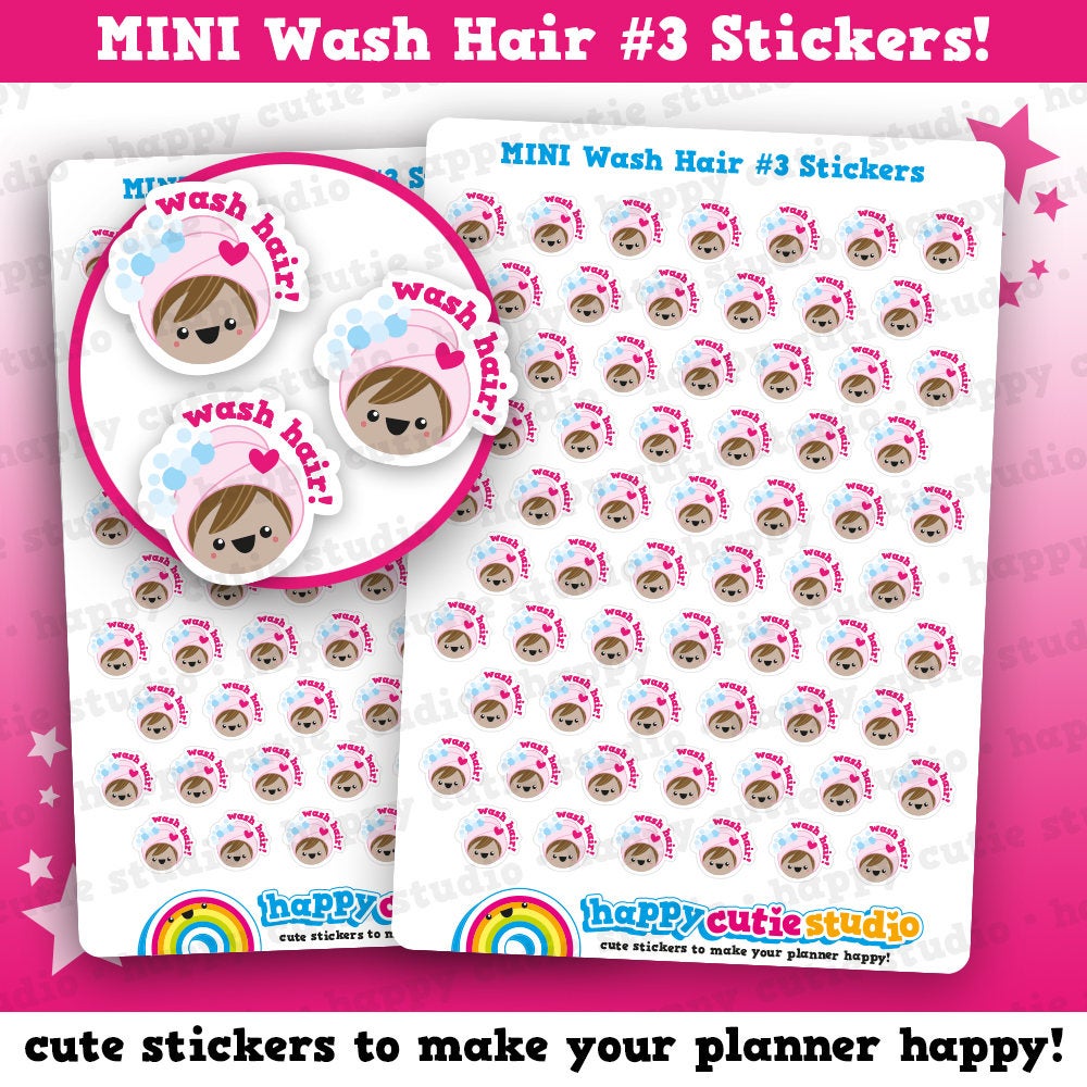 64 Cute MINI Wash Hair 