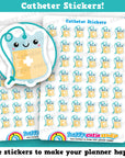 42 Cute Catheter/Medical/Health Planner Stickers