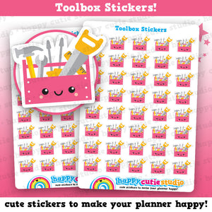 40 Cute Toolbox/DIY/Home Improvement Planner Stickers