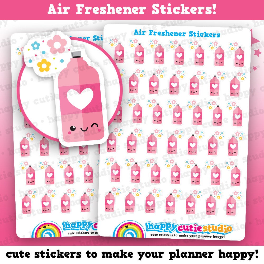 42 Cute Air Freshener/Refill Planner Stickers