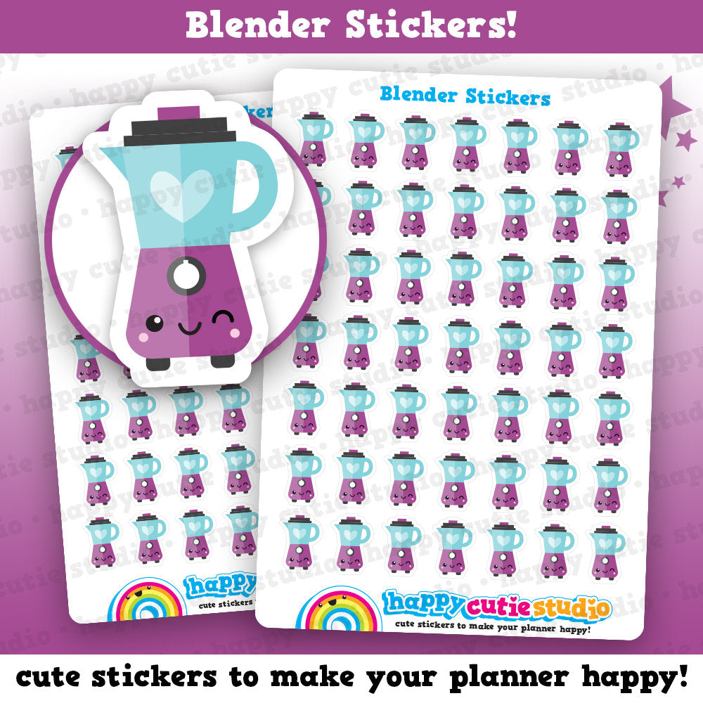 49 Cute Blender/Kitchen Mixer Planner Stickers