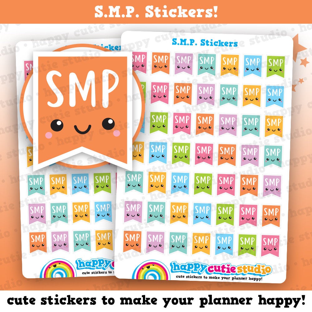 49 Cute S.M.P Flags/Statutory Maternity Pay/Planner Stickers