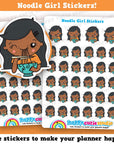 34 Cute Noodle/Takeout/Takeaway/Eating/Food Girl Planner Stickers