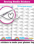 36 Cute Sewing Needle/Sew/Embroidery/Craft/Hobbies Planner Stickers