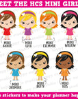 30 Cute Mini HCS Girlie Soft Play/Playground/Fun Planner Stickers