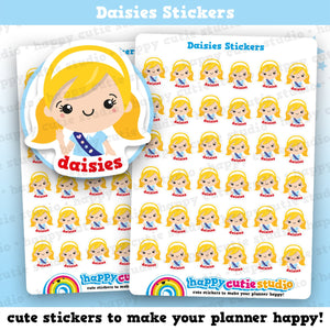36 Cute Daisies Planner Stickers