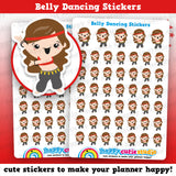 47 Cute Belly Dancing/Dancer/Dance Girl Planner Stickers