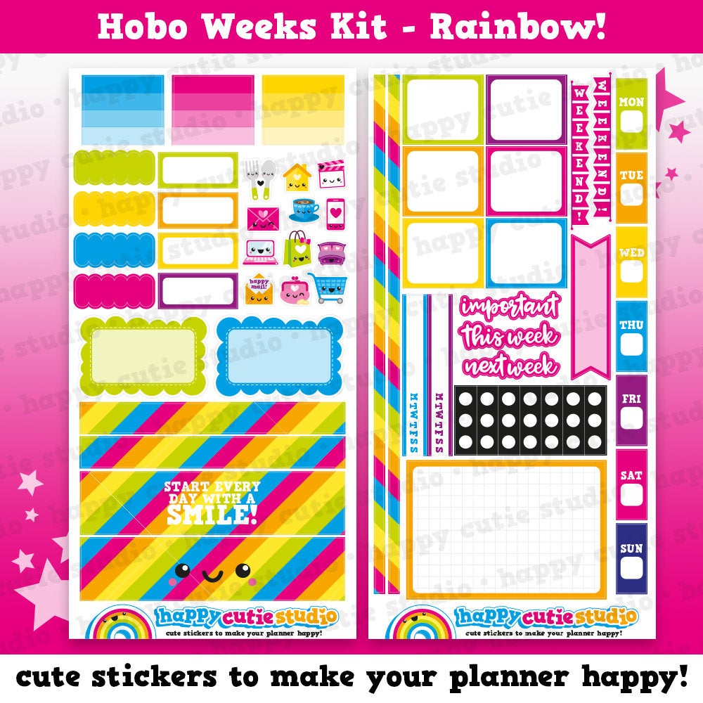Hobo/Hobonichi Weeks Weekly Kit/Planner Stickers