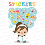 Happy Cutie Studio Sticker Album/Sticker Storage/Sticker Folder/Kawaii/Cute