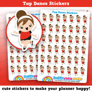 42 Cute Tap Dance Girl Planner Stickers