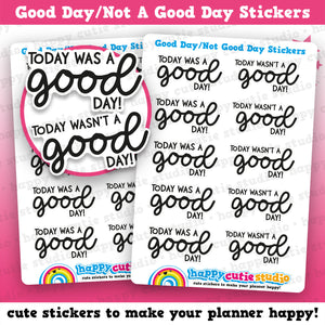 10 Cute Good Day/Not Such A Good Day Planner Stickers