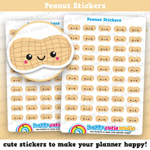 50 Cute Peanut Planner Stickers