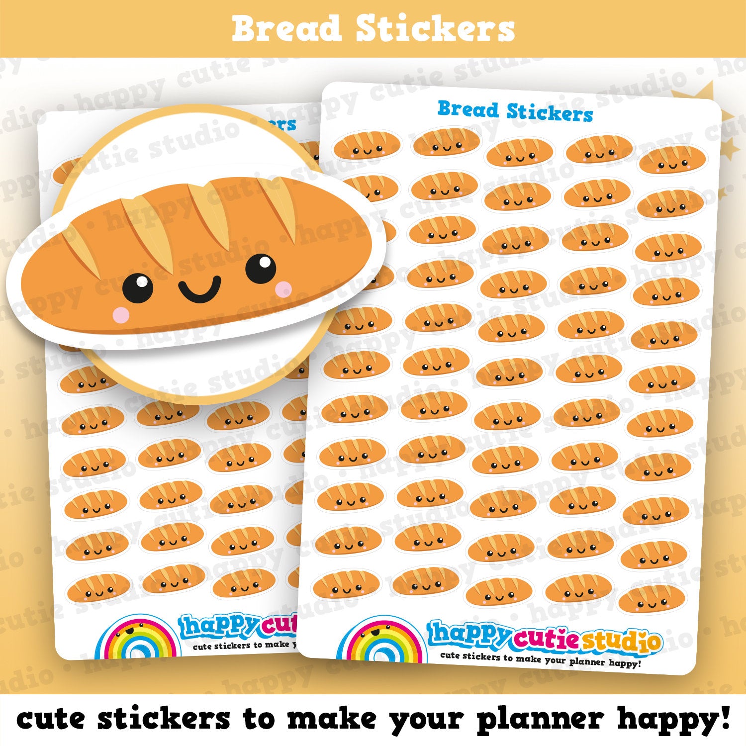 55 Cute Bread/Baking/bread Maker Planner Stickers