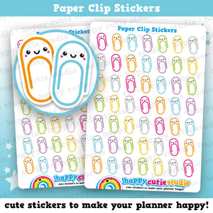 49 Cute Paper Clip/Stationery Planner Stickers