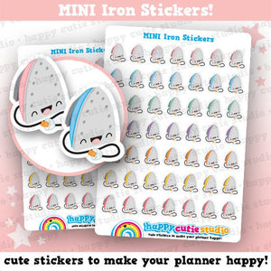 49 Cute MINI Iron/Chores/Laundry Planner Stickers
